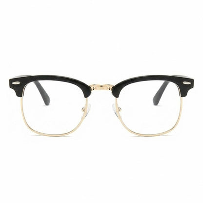 Lunettes Anti-Reflet Photogray – Lunette Demi-Cerclée Noir Doré