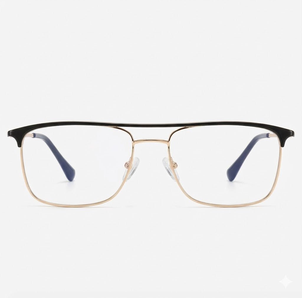 Lunettes Anti-Reflet Photogray – Lunette Fine Rectangulaire en Métal