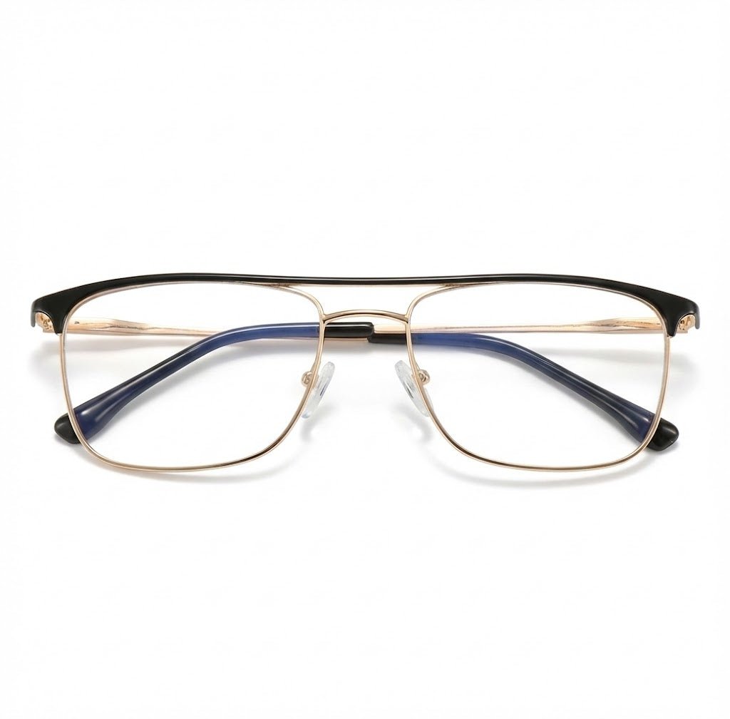 Lunettes Anti-Reflet Photogray – Lunette Fine Rectangulaire en Métal