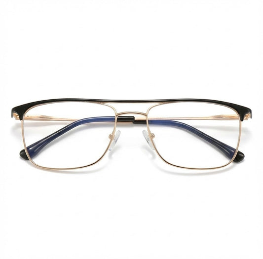 Lunettes Anti-Reflet Photogray – Lunette Fine Rectangulaire en Métal