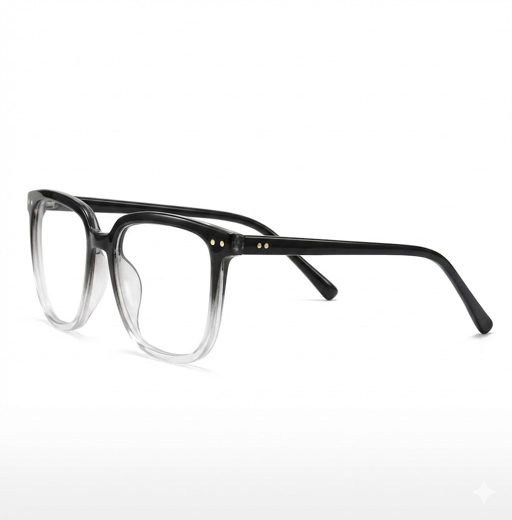 Lunettes Anti-Reflet Photogray – Monture Carrée Effet Transparent