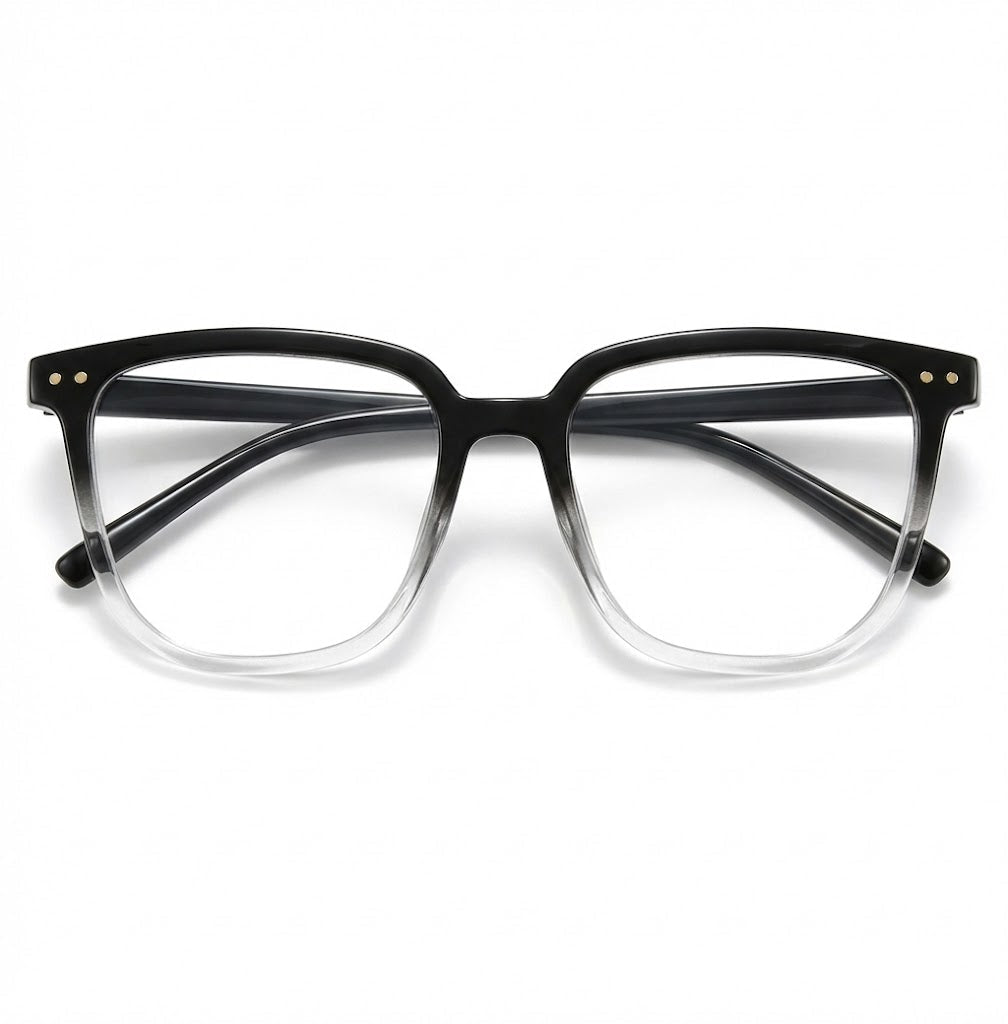 Lunettes Anti-Reflet Photogray – Monture Carrée Effet Transparent