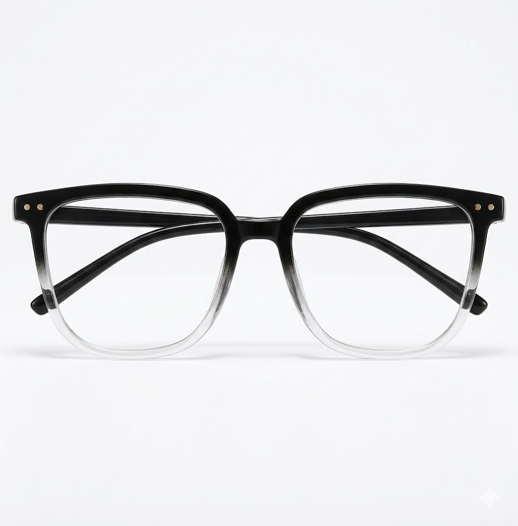 Lunettes Anti-Reflet Photogray – Monture Carrée Effet Transparent