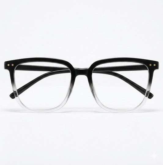 Lunettes Anti-Reflet Photogray – Monture Carrée Effet Transparent