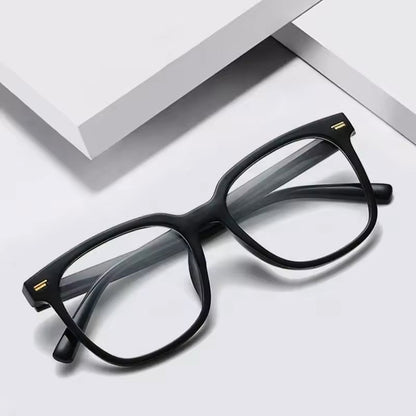 Lunettes Anti-Reflet Photogray – Monture Carrée Épaisse Noire