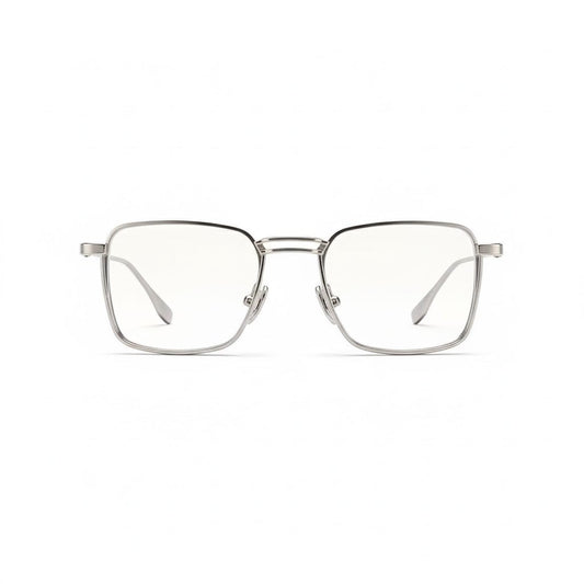 Lunettes Anti-Reflet Photogray – Monture Carrée Fine Finition Métallique Premium