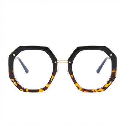 Lunettes Anti-Reflet Photogray – Monture Octogonale Écaille