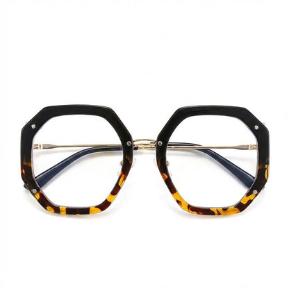 Lunettes Anti-Reflet Photogray – Monture Octogonale Écaille
