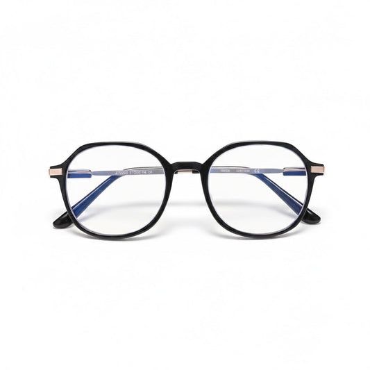 Lunettes Anti-Reflet Photogray – Monture Ronde Fine Noire