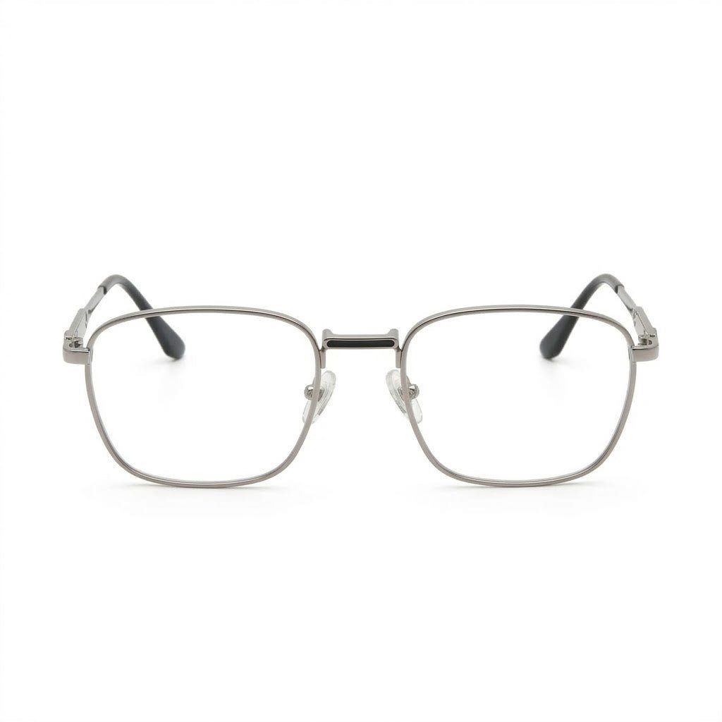 Lunettes Cartier Photogray Anti-Reflet Blue Cut – Cartier Carré Argenté Double Pont