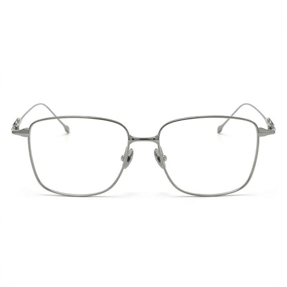 Lunettes Cartier Photogray Blue Cut Anti-Reflet – Carré en métal argenté ultra-fin