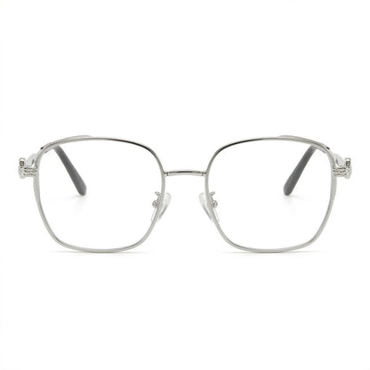 Lunettes Cartier Photogray Blue Cut Anti-Reflet – Métal Argenté Branches Tressées