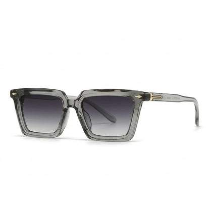 Lunettes de soleil Cartier – Monture grise transparente à verres gris dégradés