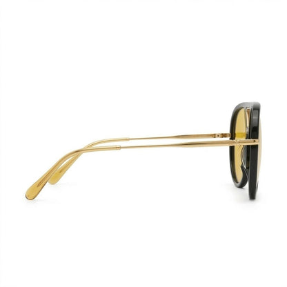 Lunettes de soleil – Ligne oversize jaune