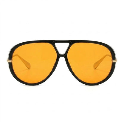 Lunettes de soleil – Ligne oversize jaune