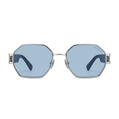 Lunettes de soleil Maybach – Ligne bleue argentée