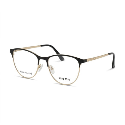 Lunettes photogray cat eye noire et dorée – Amzi Optique Dakar
