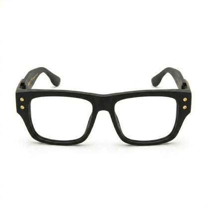 Lunettes Moscot Photogray Anti-Reflet blue cut – Carré noir mat avec charnière mécanique en métal