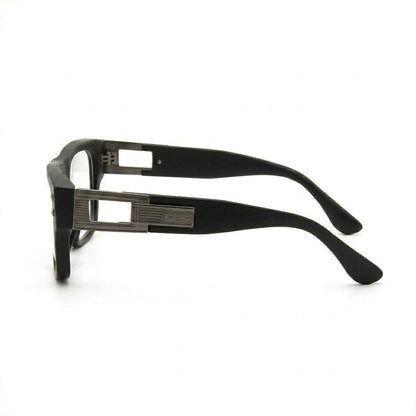 Lunettes Moscot Photogray Anti-Reflet blue cut – Carré noir mat avec charnière mécanique en métal