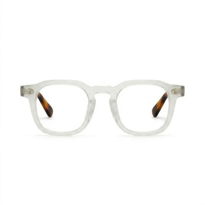 Lunettes Moscot Photogray Anti-Reflet Blue Cut – Monture Cristal et Écaille Style Rétro