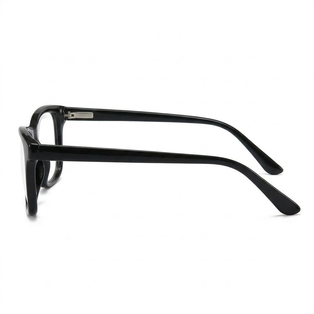 Lunettes Photochromiques - Carré Wayfarer Noir Look Casual
