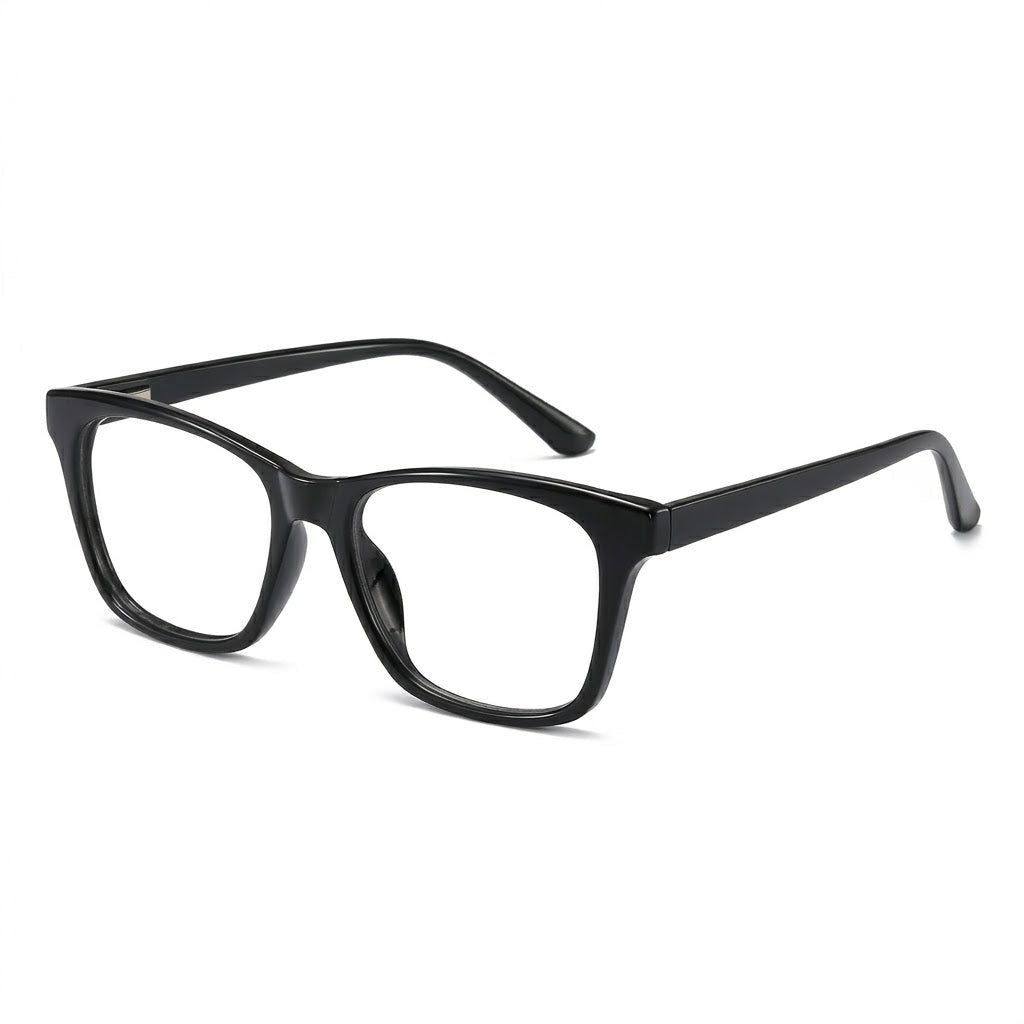 Lunettes Photochromiques - Carré Wayfarer Noir Look Casual