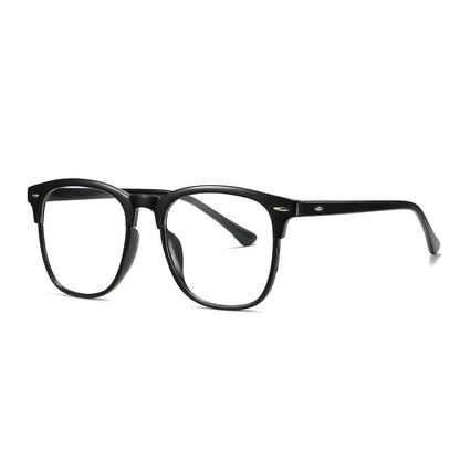 Lunettes Photochromiques – Monture Noire Carrée Look Moderne