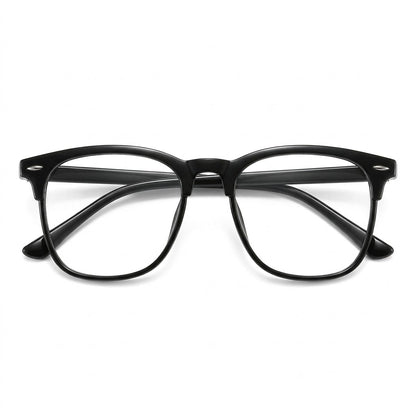 Lunettes Photochromiques – Monture Noire Carrée Look Moderne