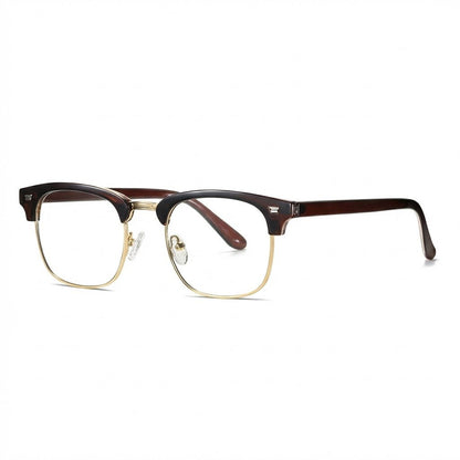 Lunettes Photochromiques – Teinte Automatique – Browline Vintage Élégant