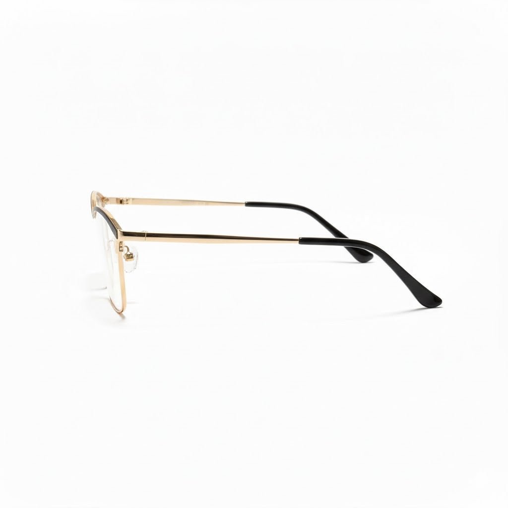 Lunettes Photochromiques – Teinte Automatique - Cat-Eye Minimal Doré