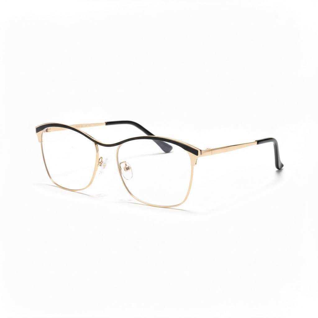 Lunettes Photochromiques – Teinte Automatique - Cat-Eye Minimal Doré