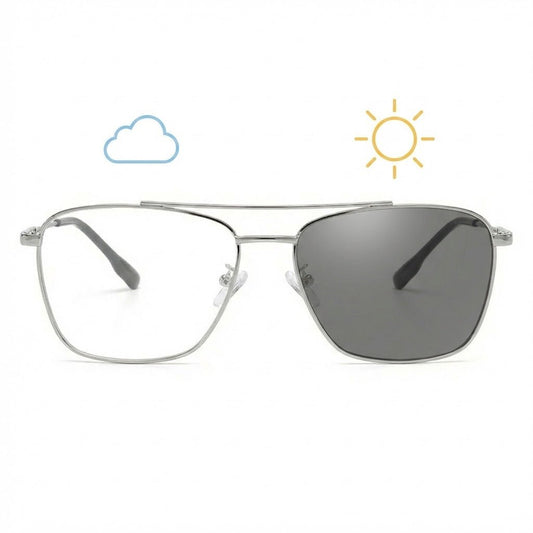 Lunettes Photochromiques – Teinte Automatique - Design Aviateur Fin