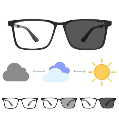 Lunettes Photochromiques – Teinte Automatique - Design Noir Universel