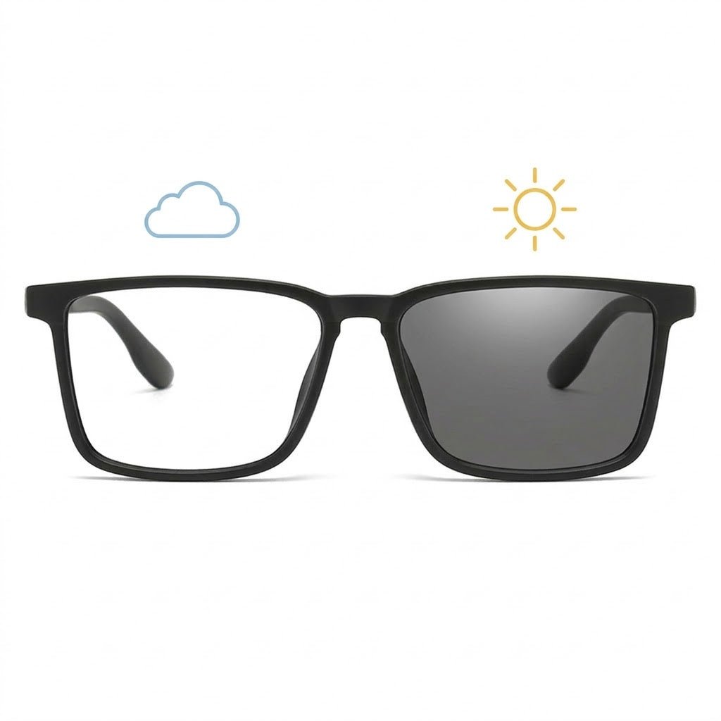 Lunettes Photochromiques – Teinte Automatique - Design Noir Universel