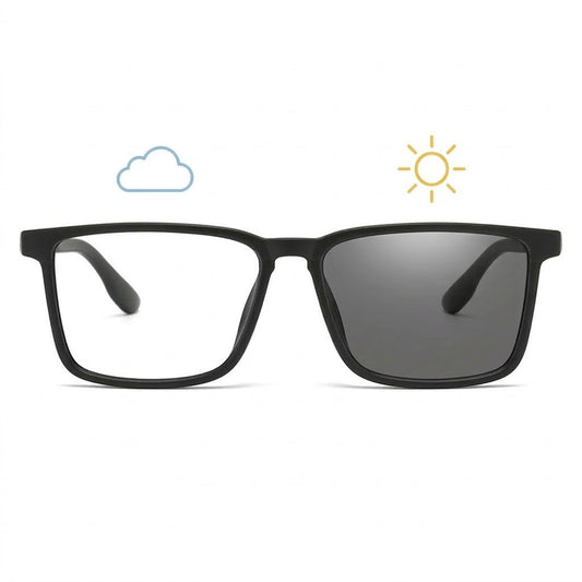 Lunettes Photochromiques – Teinte Automatique - Design Noir Universel