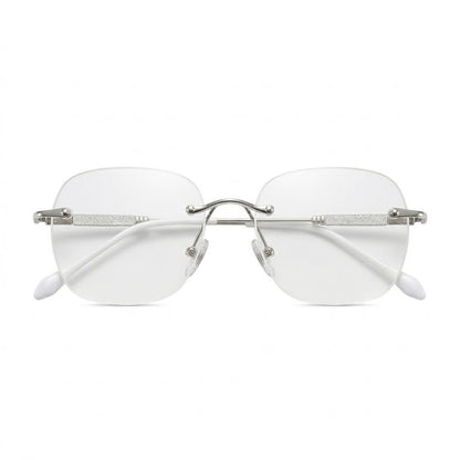 Lunettes Photochromiques – Teinte Automatique - Design Rimless Argenté