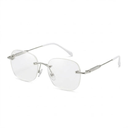 Lunettes Photochromiques – Teinte Automatique - Design Rimless Argenté