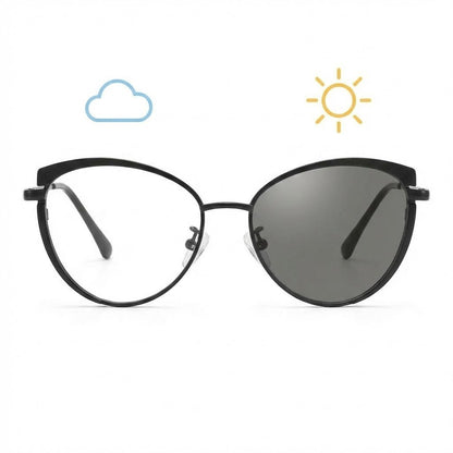 Lunettes Photochromiques – Teinte Automatique - Monture Ronde Élégante