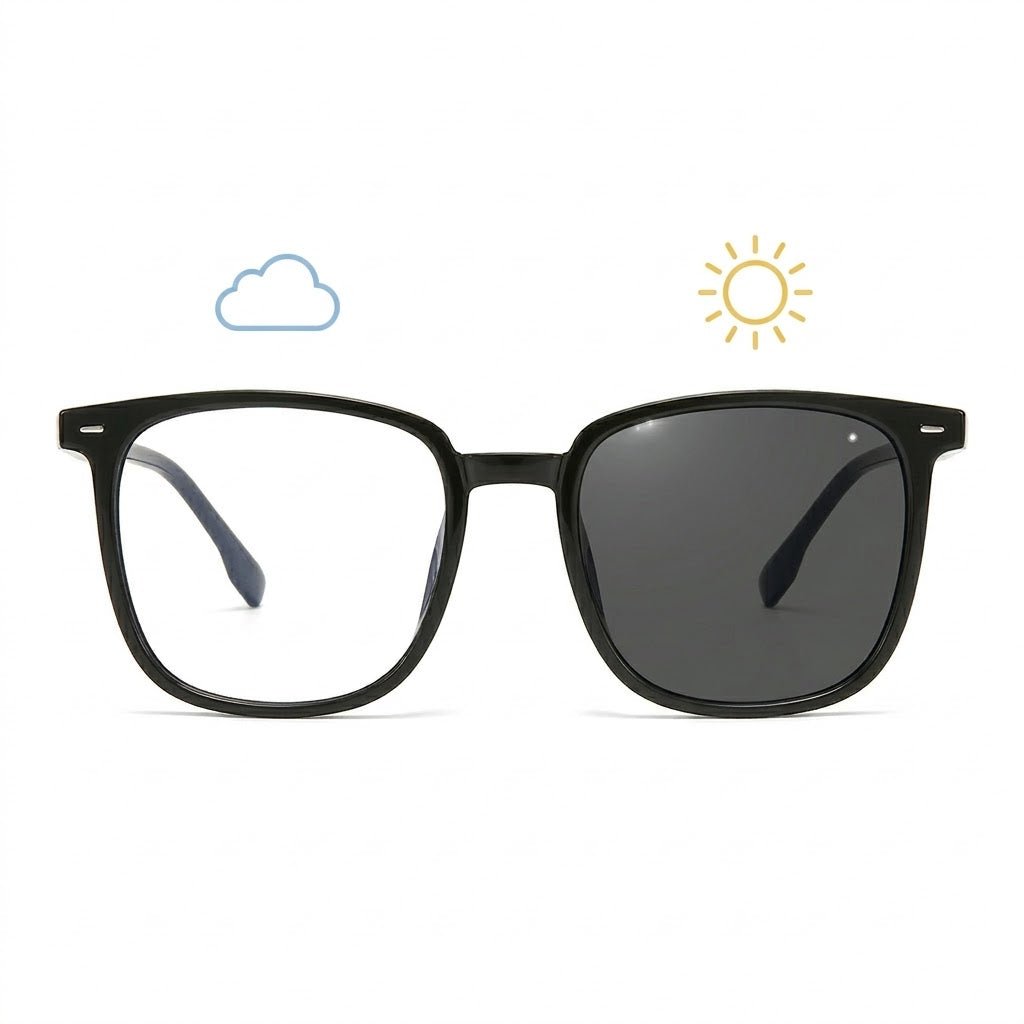 Lunettes Photochromiques – Teinte Automatique - Profil Rectangulaire Léger