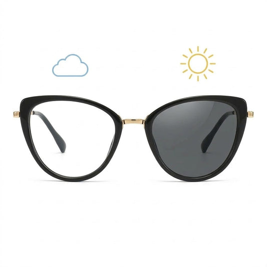Lunettes Photochromiques – Teinte Automatique - Regard Structuré Noir