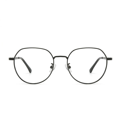 Lunettes Photochromiques – Teinte Automatique - Rond Noir Minimaliste
