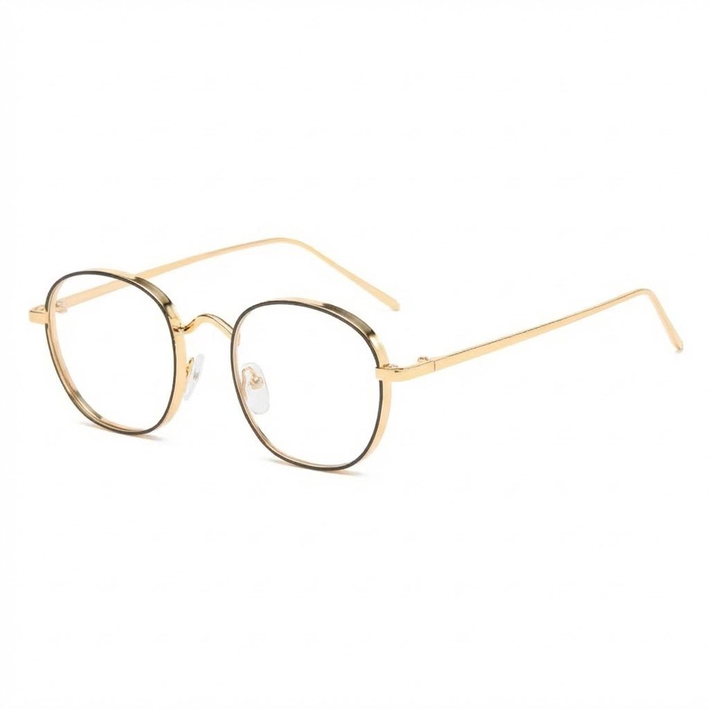 Lunettes Photochromiques – Teinte Automatique – Rond Urbain Premium doré