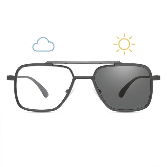 Lunettes Photochromiques – Teinte Automatique - Style Aviateur Urbain