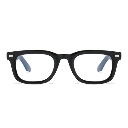 Lunettes Photogray Anti-Reflet – Allure Rectangulaire Noire Contemporaine