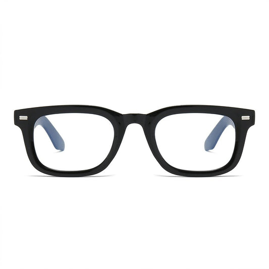 Lunettes Photogray Anti-Reflet – Allure Rectangulaire Noire Contemporaine