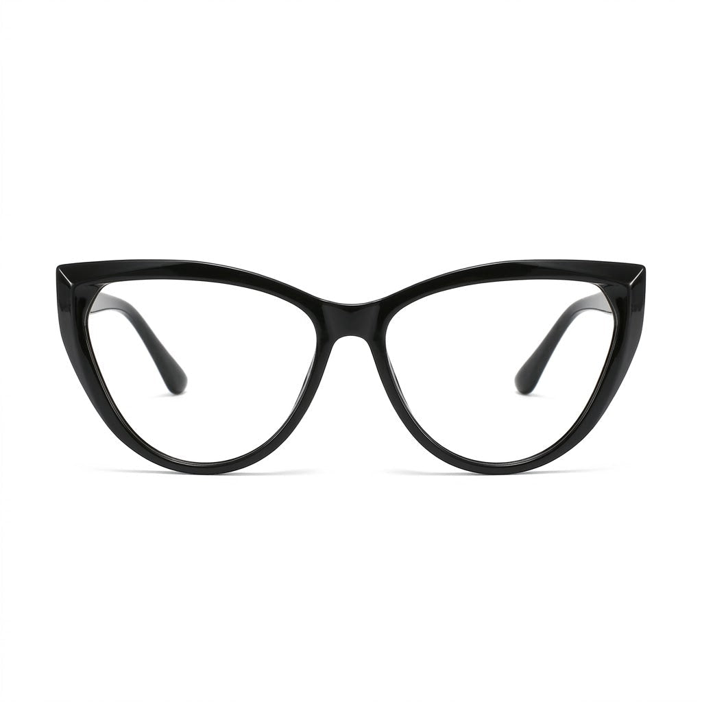 Lunettes Photogray Anti-Reflet – Cat Eye Noir Style Distingué