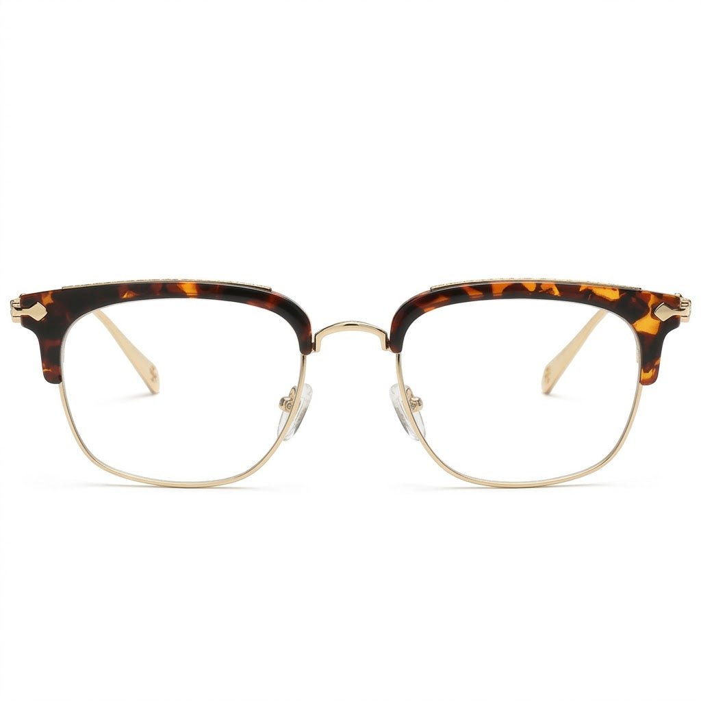 Lunettes Photogray Anti-Reflet – Clubmaster Havane et Doré