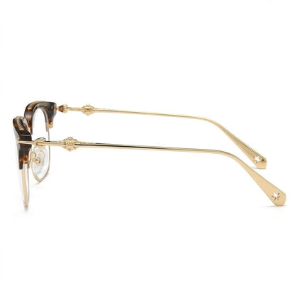 Lunettes Photogray Anti-Reflet – Clubmaster Havane et Doré