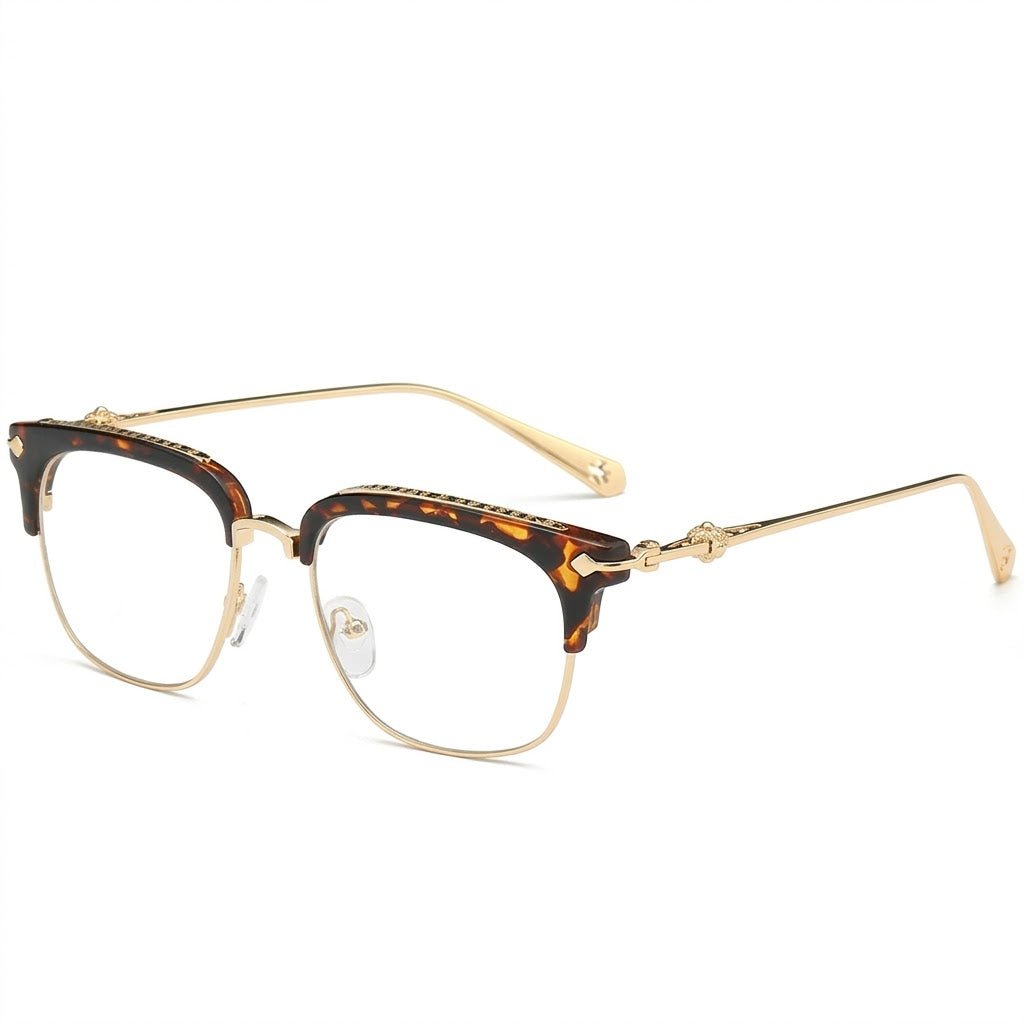 Lunettes Photogray Anti-Reflet – Clubmaster Havane et Doré