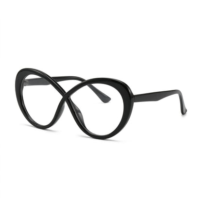 Lunettes Photogray Anti-Reflet – Design Oversize Noir Forme Papillon Chic